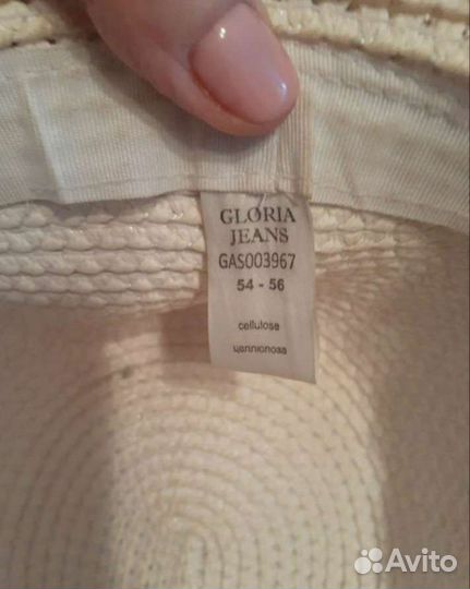 Соломенная шляпа детская