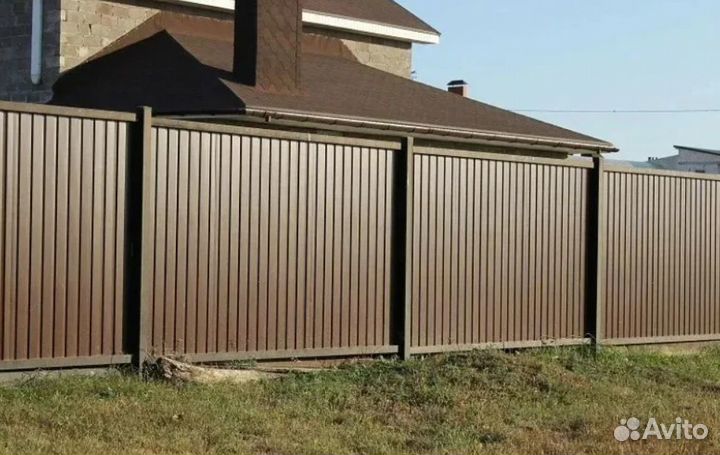 Откатные ворота из металла