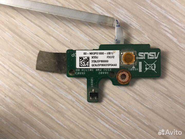 Кнопка включения для ноутбука Asus X55A