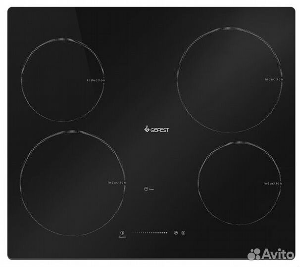 Поверхность варочная Гефест сн 4232 К1 (стеклокер
