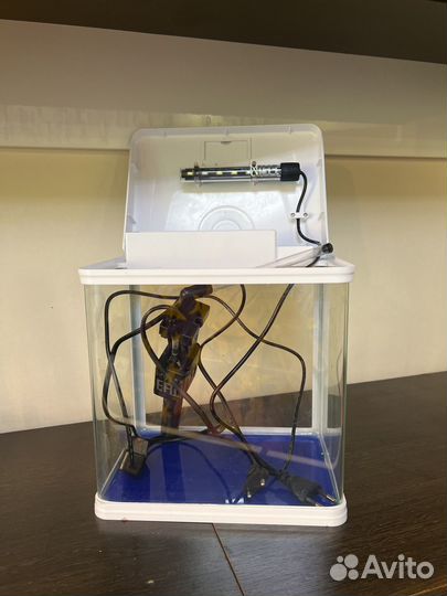 Аквариум 9 л компрессор свет