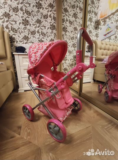 Коляска кукольная детская трансформер