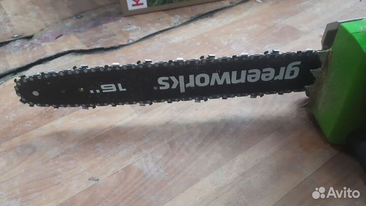 Электропила цепная greenworks