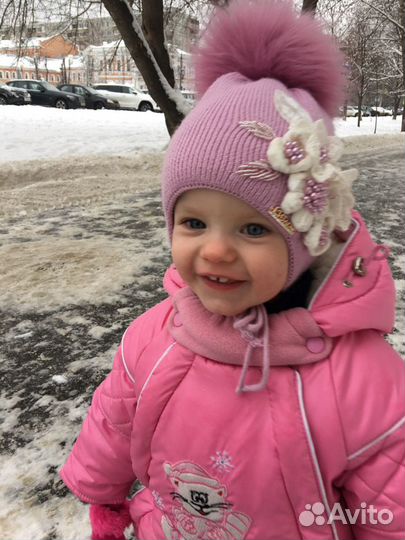 Комплект шапка, шарф