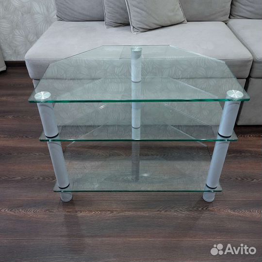 Стол стеклянный (тумба под телевизор)