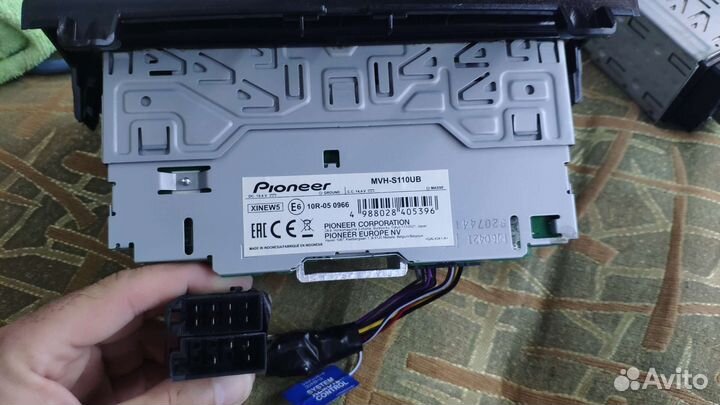 Магнитола pioneer mvh-s110ub