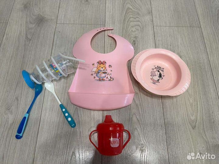 Детская посуда пакетом