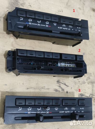 Блок управления климат контролем toyota
