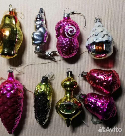 Елочные игрушки СССР