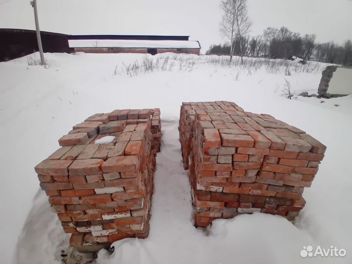 Кирпич красный бу