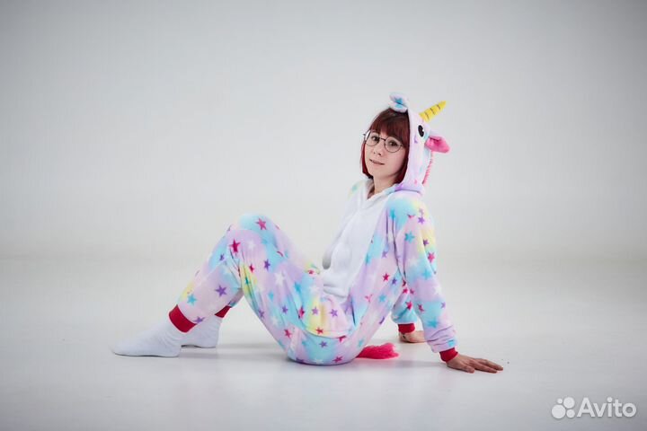 Пижама Кигуруми Единорог Звездный