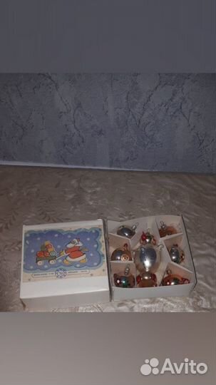 Елочные игрушки сомовар СССР