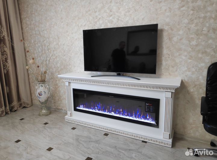 Линейные электрокамины. Камин электрический