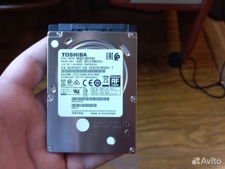 Жесткий диск для ноутбука 500 гб
