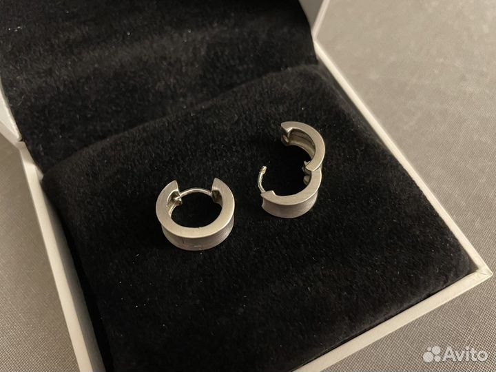 Серебряные серьги. Австрия