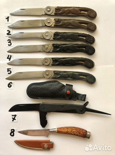 Перочинные ножи ссср, лот 3