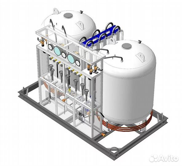 Холодный криогенный газификатор Гхк-15 Виста