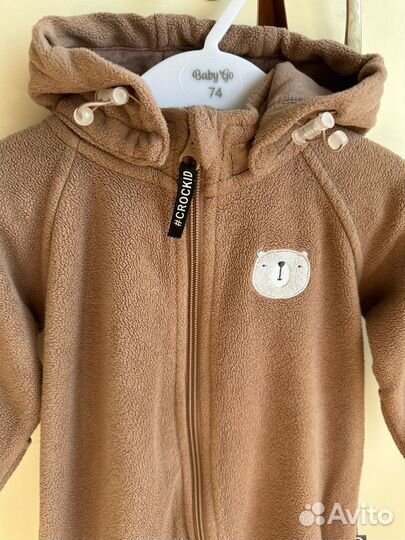 Флисовый комбинезон crockid 68