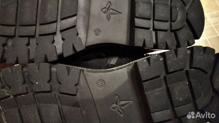 Сапоги зимние женские натуральная замша и кожа 40