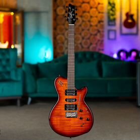 Godin xtsa Lightburst Flame