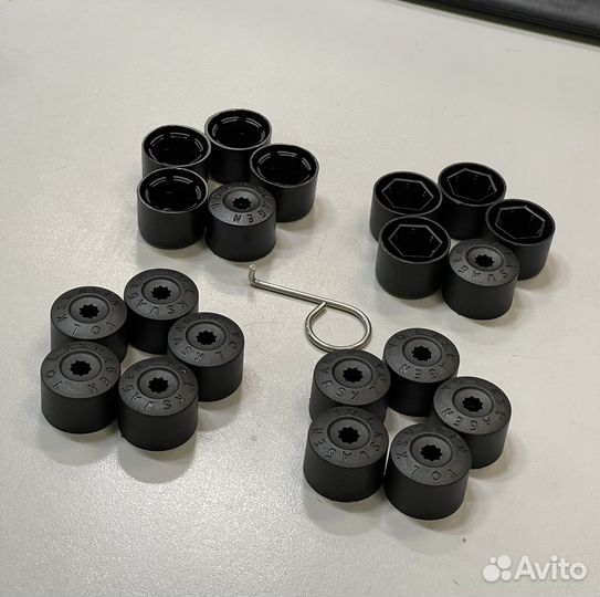 20шт. Колпачки на колесные болты volkswagen 17мм