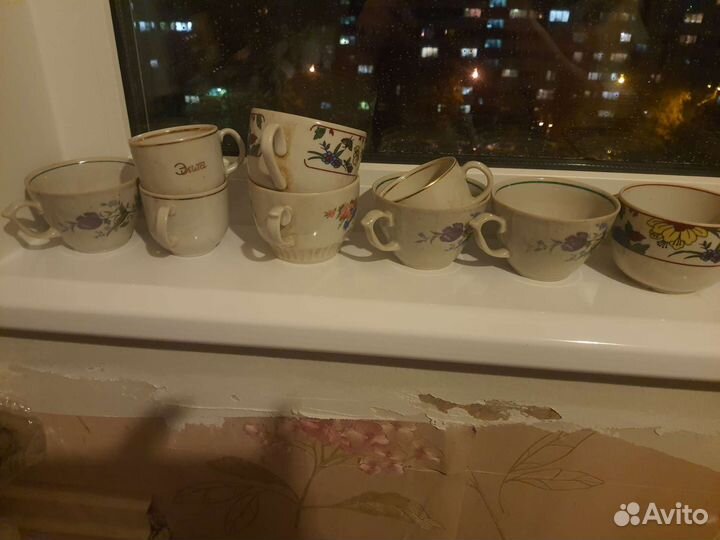 Тарелки чашки стопки СССР