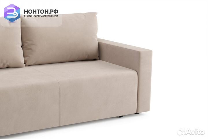 Диван еврокнижка Виена бежевый