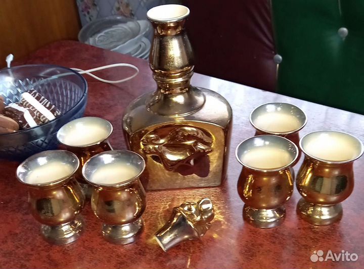 Графин керамика с бокалами