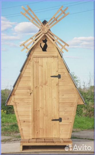 Уличный туалет домик с установкой SEE