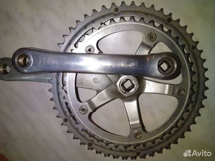 Система шатунов для шоссейного велосипеда