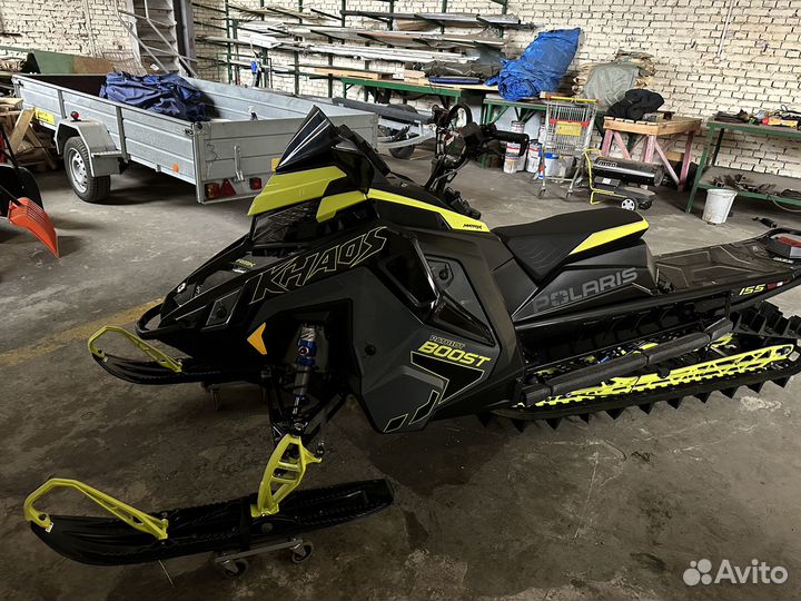 Снегоход polaris 850 RMK Khaos boost slash 155 3