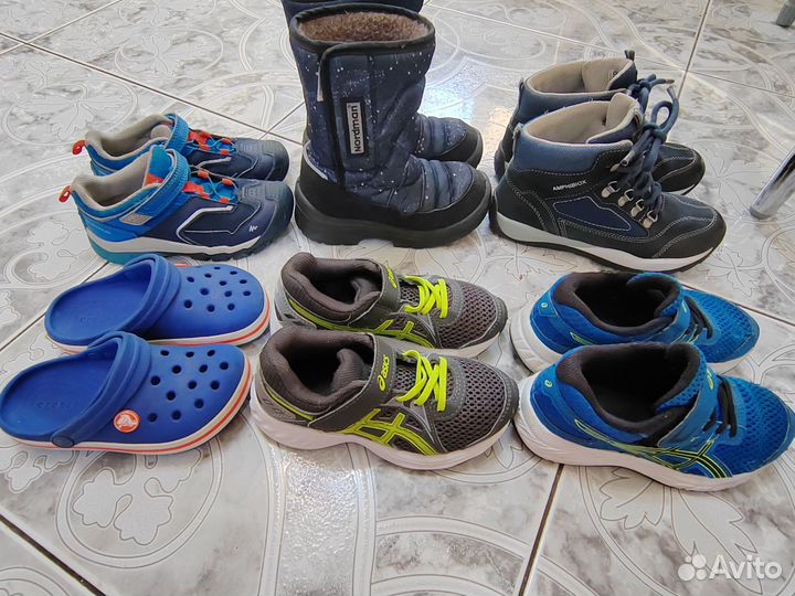 Р.26-39 asics, crocs, geox, viking, kuoma, nordman