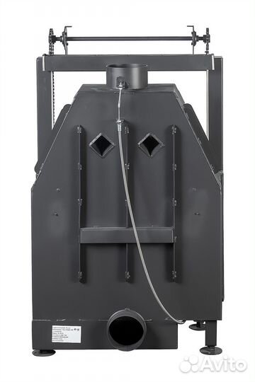 Камин Экокамин Альфа 700 kв с контргрузом черный ш