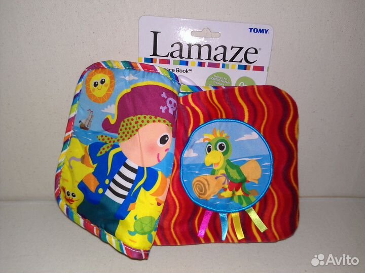 Tomy Lamaze Книжка Шуршалка Новая США Пират Пит