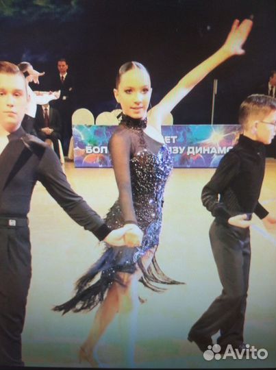Платье для бальных танцев латина ю2, молодежь