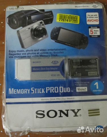 Карты памяти Memory Stick. Новые