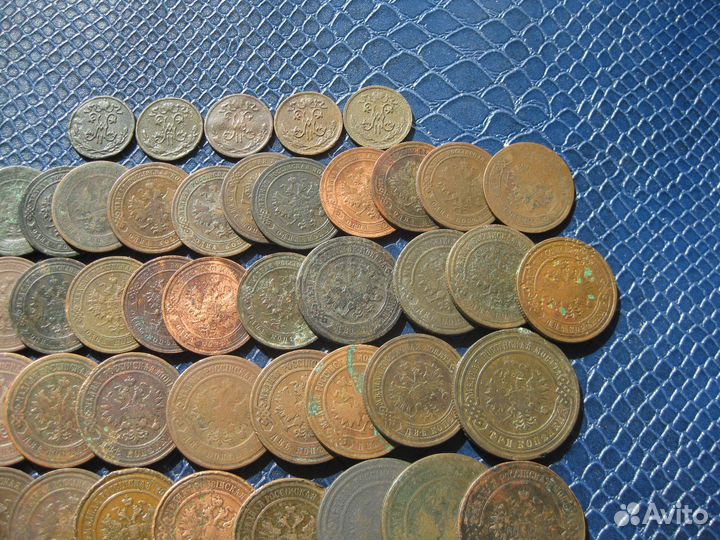 Старинные монеты Николая 2 погодовкавсе разные