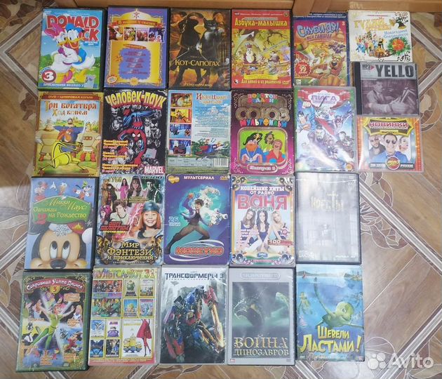 Dvd диски мультфильмы