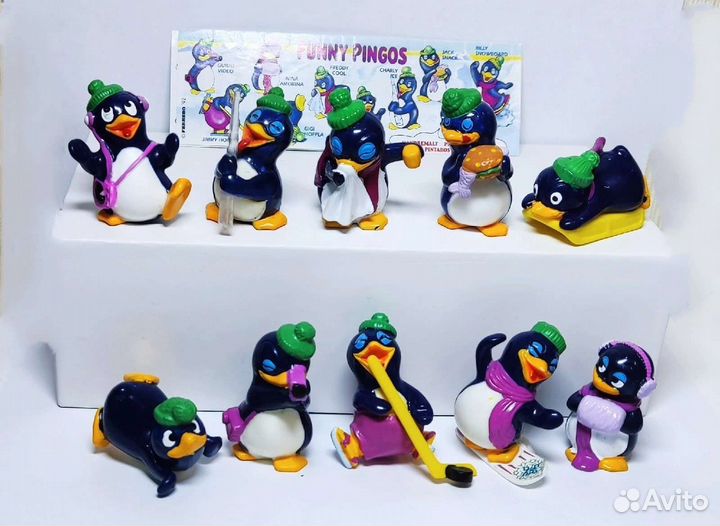 Пингвины киндер 90-х, все три серии