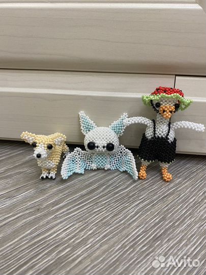 Фигурки из бисера амигуруми