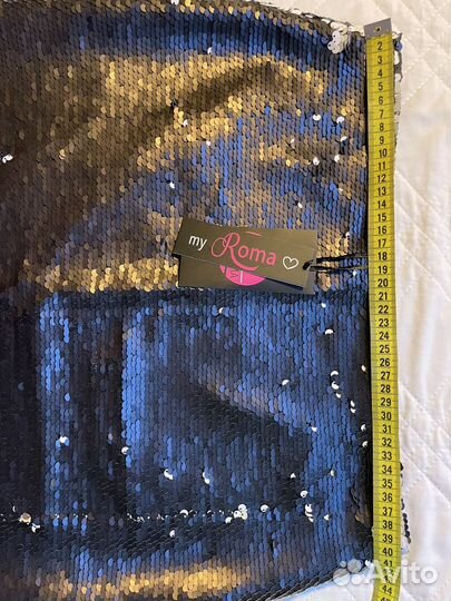 Юбка карандаш с пайетками новая