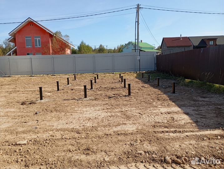 Винтовые сваи под ключ