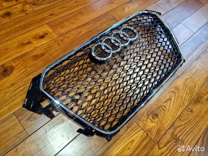 Решетка радиатора Chrome Audi RS4 B8 Facelift
