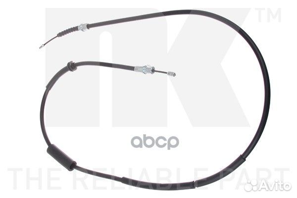 Трос ручного тормоза ford mondeo -07 1722мм FOR