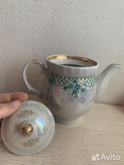 Чайник заварочный СССР барановка серия иней