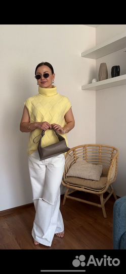 Жилет вязаный женский