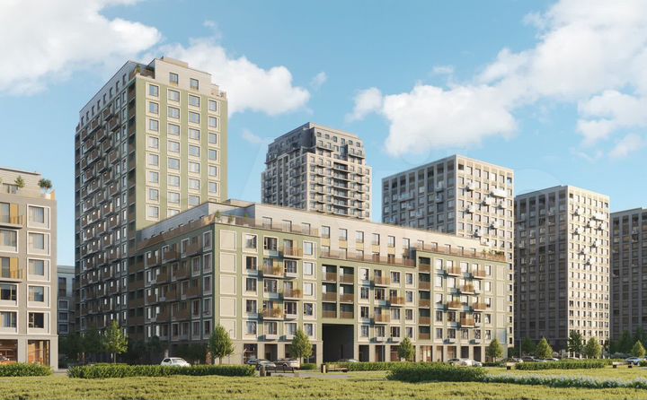 2-к. квартира, 83,4 м², 6/17 эт.