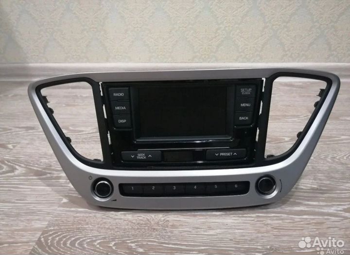 Магнитола на Hyundai Solaris 2