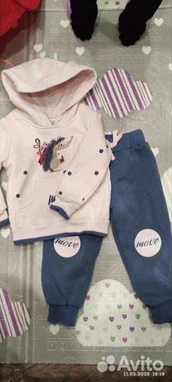 Детские вещи на девочку пакетом 80 86