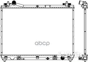 Радиатор сист. охл. suzuki grand vitara 1.6 200